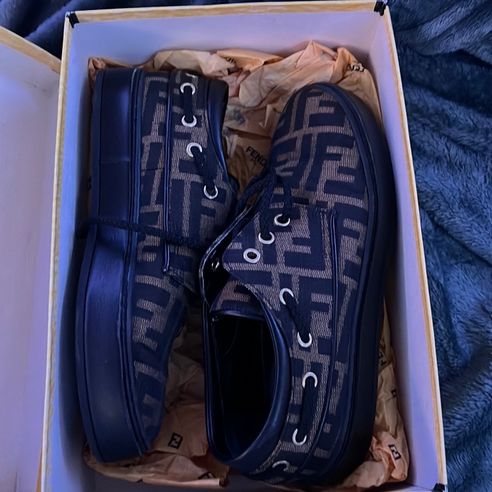 Fendi Zucca dress sneaker